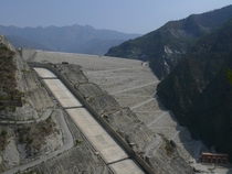 Tehri Dam on the Bhagirathi Garhwal India 