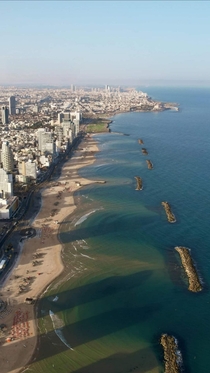 Tel Aviv along the Mediterranean