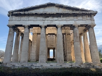 Temple of Hephaestus in Athens Greece 