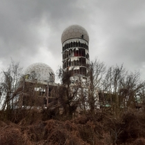 Teufelsberg an abandoned cold-war radar station transformed into a hippie artist commune in Berlin
