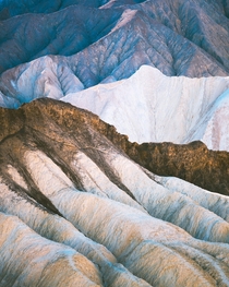 Textures of the desert Death Valley CA 