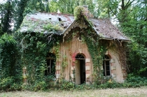 Thaumiers mansion in an abandoned village in France being overtaken by nature 