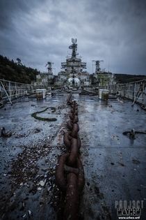 The abandoned Atlantic Ghost Fleet - Anti-Aircraft Cruiser 