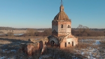 The abandoned church of Joachim and Anna in the Samarovo tract