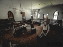 The Abandoned  Church of the Living God - Anadarko Oklahoma