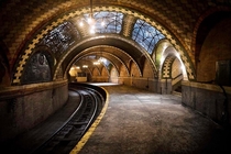 The Abandoned City Hall Subway Stop in New York USA 