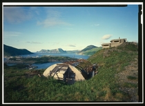 The abandoned command post and coastal defense battery of the Naval Operating Base at Dutch Harbor 