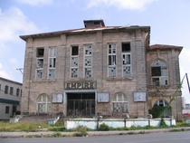 The abandoned Empire cinema in Bridgetown Barbados