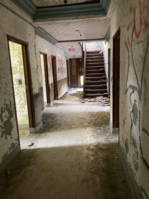 The abandoned Fairfield Hills Mental Hospital in Newtown CT