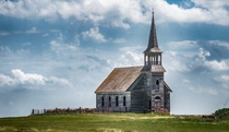 The Abandoned Lignite Church in Burke County North Dakota
