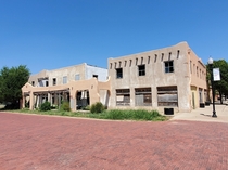 The abandoned Panhandle Inn Panhandle Tx Built in  restoration efforts in the early s fizzled out