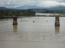The abandoned Puente de Oro Bridge of Gold in El Salvador
