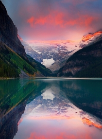 The always beautiful Lake Louise situated in the Banff National Park Canada Photo by Kevin McNeal 