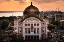 The Amazonas Theater in Manaus Brazil