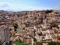 The ancient city The Sassi of Matera Italy