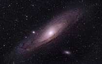The Andromeda Galaxy photographed from my Back Garden in Manchester UK