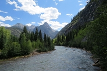 The Animas River and the Grenadier Range Colorado USA OC 