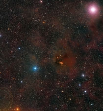 The area around XZ Tauri ground-based image 