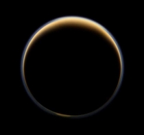The backside of Saturns Moon Titan