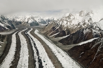 The Baltoro Glacier at  km in length is one of the longest glaciers outside the polar regions  Baltoro Glacier Gilgit Baltistan Pakistan  By Thsulemani 
