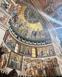 The Basilica of Santa Maria in Trastevere Rome Italy  original mosaics dating back to the th century