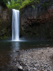 The beautiful Abiqua Falls of Oregon 