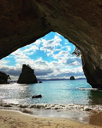 The Beautiful Cathedral Cove  Marine Reserve A short drive away from Coromandel New Zealand  