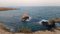 The beautiful Cyprus coast at evening 