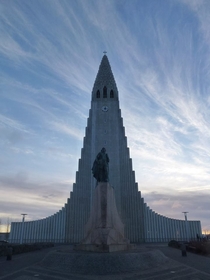 The beautiful Hallgrmskirkja Church Reykjavk Iceland 