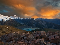 The beautiful New Zealand Southern Alps Photo by Yan Zhang 