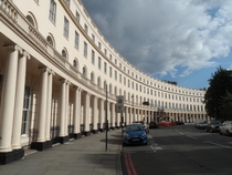 The beautiful Park Crescent London designed by John Nash in 