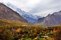 The Beautiful Rakaposhi  m and Hunza Valley In Autumn  By Syed Mehdi Bukhari 