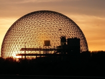 The Biosphere in Montral a museum dedicated to environment and Biomimicry The architect of the geodesic dome was Buckminster Fuller 