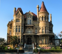 The Bishops Palace - Galveston Texas USA - Ornate Victorian built in  for lawyer and politician Walter Gresham by Galveston architect Nicholas J Clayton - Served as the residence for Bishop Christopher E Byrne  - Listed on the National Register of Histori