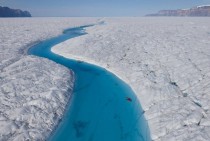 The Blue River Petermann Glacier Greenland 