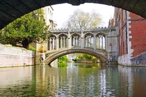 The Bridge of Sighs Cambridge UK 
