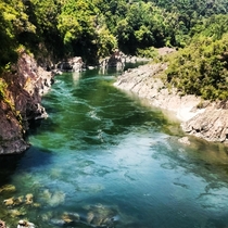 The Buller River near Murchison in New Zealand 