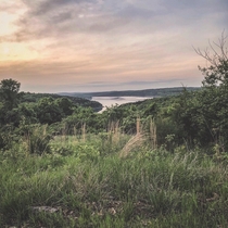 The calm after the storm  Overlooking Lake Norfork in Arkansas 