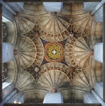 The ceiling of Canterbury Cathedral OC 
