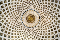 The ceiling of the Rotunda of Mosta Malta one of the largest free standing domes in the world 