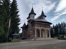 The church from the Veniamin Costachi Orthodox Seminary Mnstirea Neam Neam county Romnia 