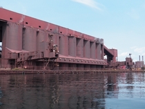 The Cliffs Mining Taconite iron ore loading facility in Silver Bay Minnesota 