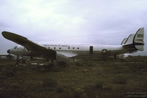 The Columbine II a Lockheed C-a Constellation that served as Presidents Eisenhowers Air Force One abandoned in the Arizona desert 