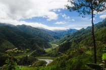 The Cordillera Mountains near Benguet Philippines 