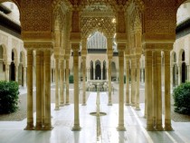 The Court of the Lions in the Alhambra Grenada 