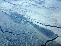 The cracked ice of frozen Lake Michigan  Photograph Stephen Zimmermann