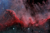 The Cygnus Wall deep inside the large stellar nursery Caldwell  about  light-years away credit Focal Pointe Observatory