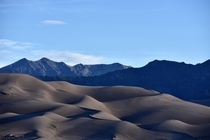 The dawn layers of Great Sand Dunes National Park 