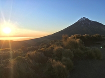 The dawn of a new day - Mt Taranaki New Zealand 