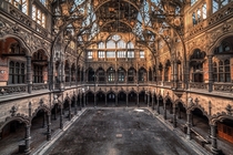 The disused Chambre du Commerce in Antwerp Belgium  Photographed by Slawomir Kmiecik